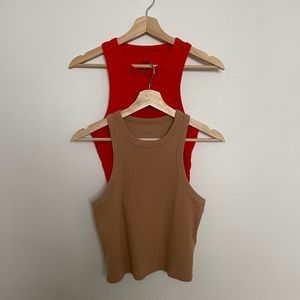 Lot of 2 Cropped Maeve Tanks